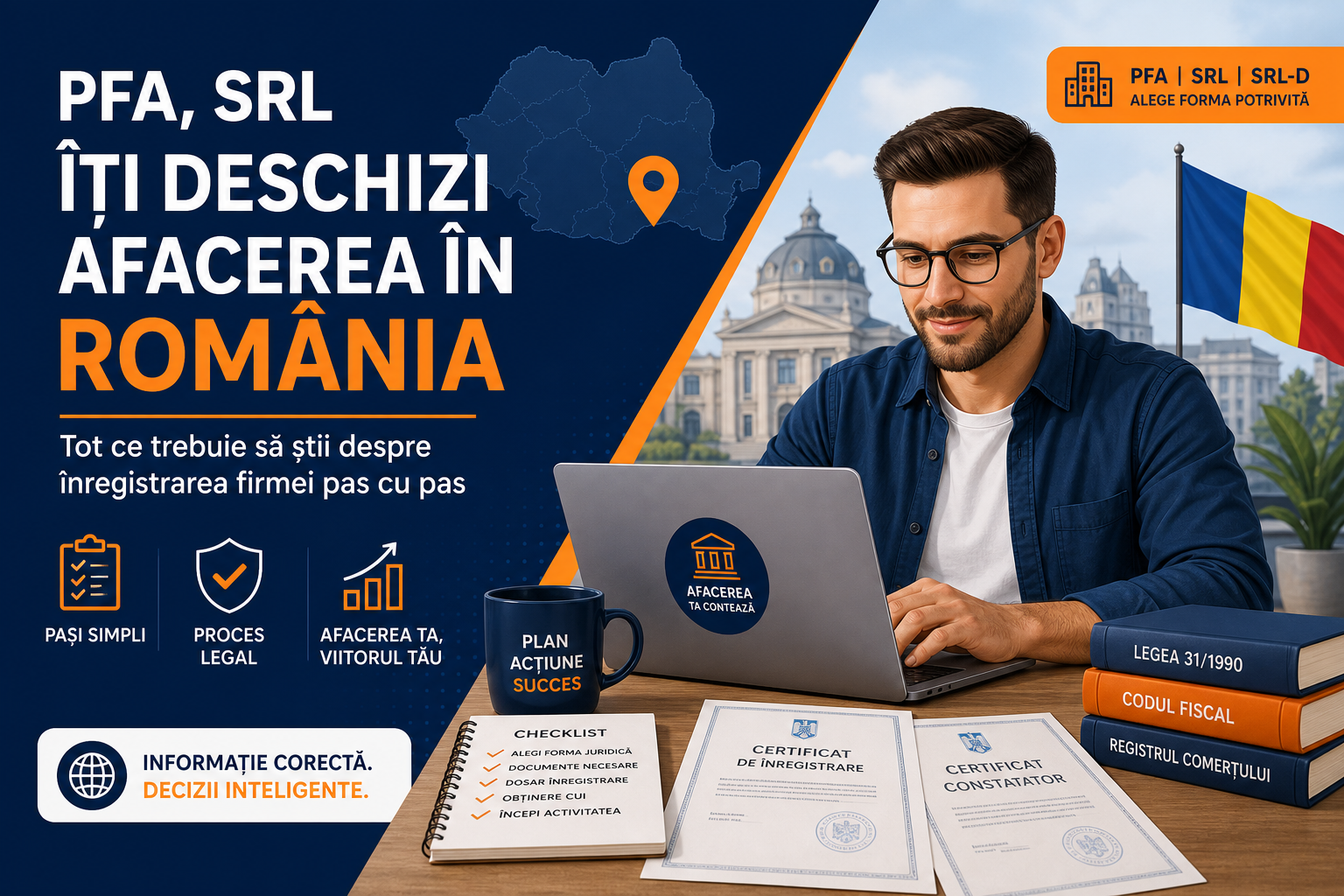 Creare Site Web pentru PFA și SRL în România — Ghid Complet 2026