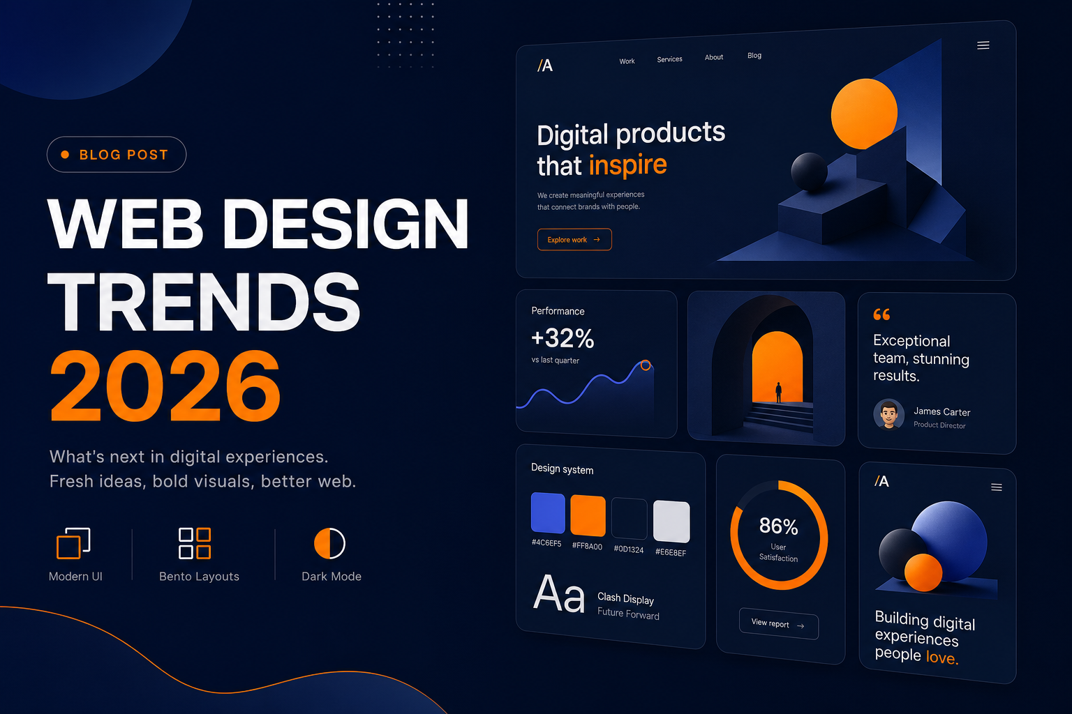 Tendințe Web Design 2025-2026: Ce Stiluri și Tehnologii Domina Internetul